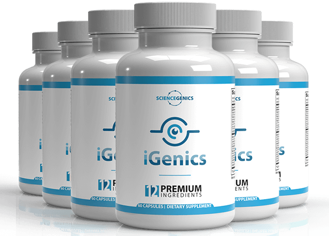 iGenics supplement bottle group product image